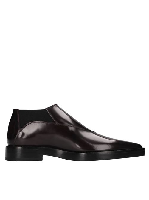  MUGLER | MUMFW26LS006_TB074 BRUSHED CALFBURGUNDY